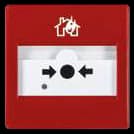 Pulsador manual de alarma direccionable INIM EC0020